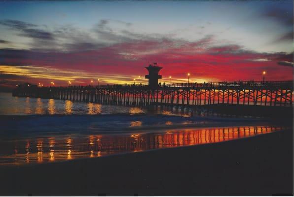 My friend Carol Evans took this picture of the pier and I really like it.