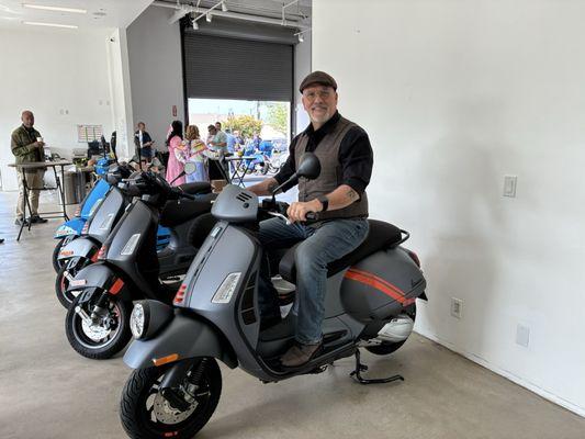 Claiming the scooter