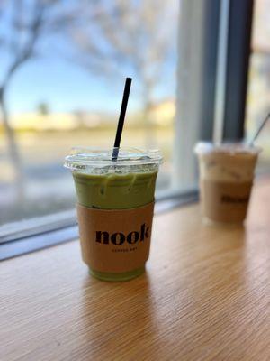 Iced Strawberry Matcha