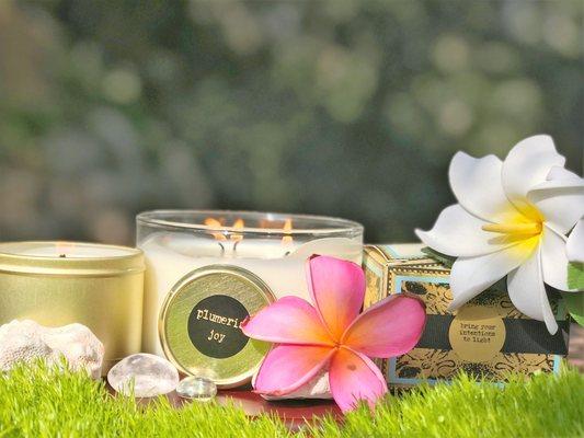 Plumeria flowers, natures mood uplifter!