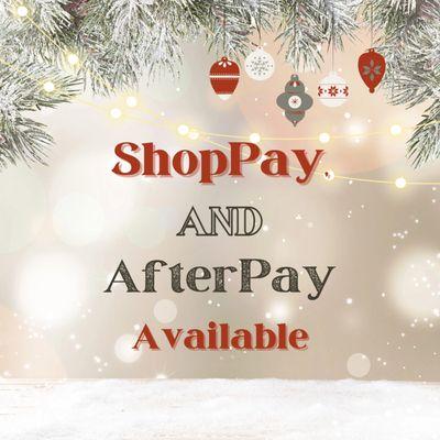 At Creative By Sanchez, you can pay with installments through ShopPay, AfterPay, and PayPal!