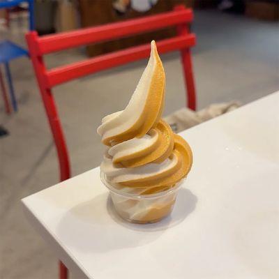 Thai tea & vanilla soft serve