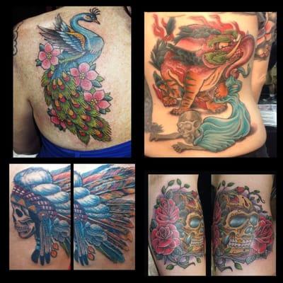 Painted Saint Tattoo