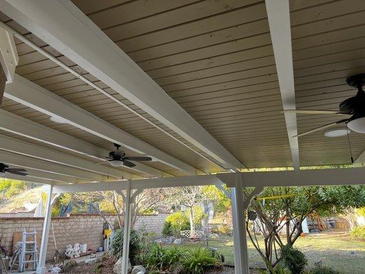 Paint job of the patio