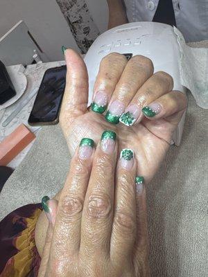 Staint Patrick Nails