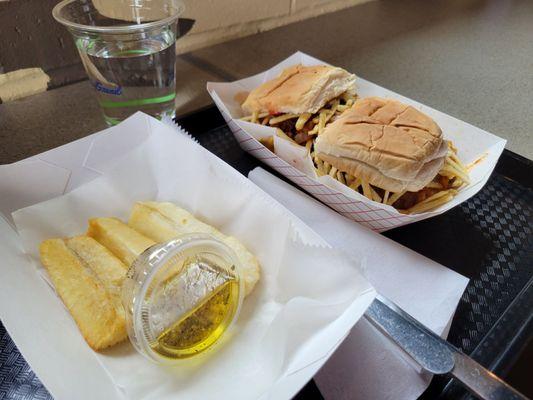 Yuca and Cuban Fritas