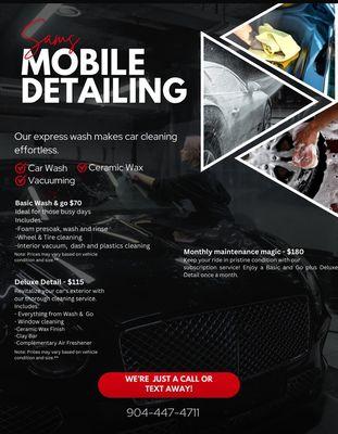 Sam’s Mobile Detailing