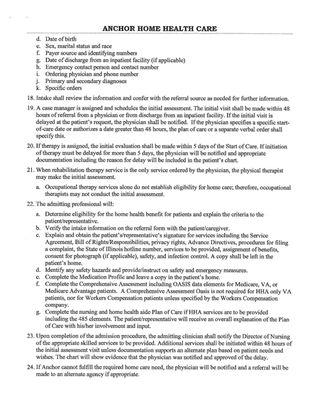 Anchor Home Health Care