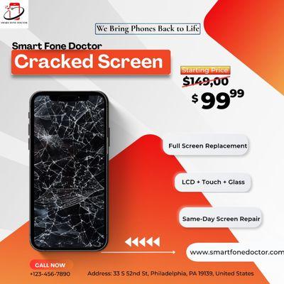 Services include cell phone repairs, screen replacements, and water damage restoration.
They buy, sell, and trade mobile phones
