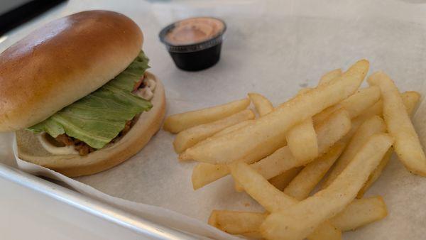 Chicken Burger Combo