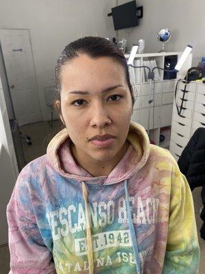 Before and after of a course I did taking her courses!