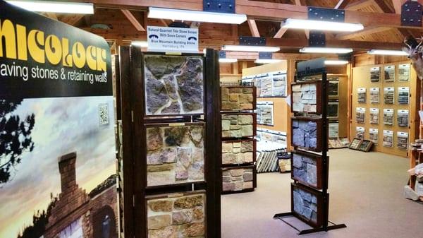 Some natural stone selections, which we saw ourselves.