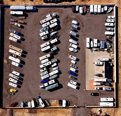 Easy to find spots with wide drives and angled parking!