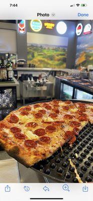 Killer Bee Pizza! Omg delicious. Perfect combo of sweet salty and savory.