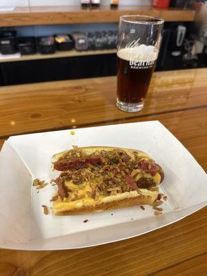 Brewpub dog is tasty too!