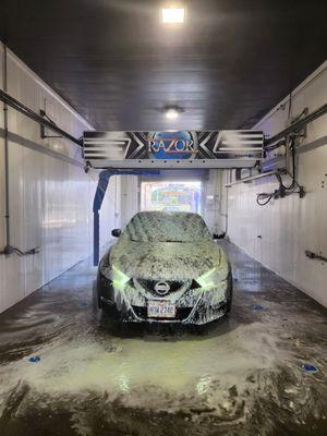 Triple Foam!
Available on the $13 + $17 wash both Touch Free and Express!