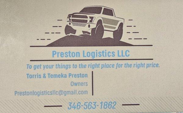 Preston Logistics