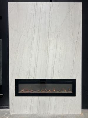 Gorgeous fireplace not finished yet!
Dekton- Neural