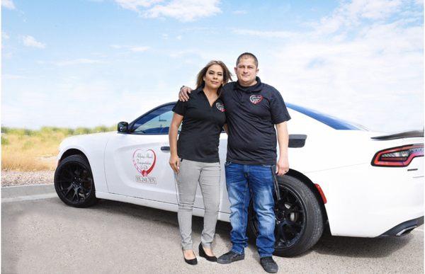 Karina & Paul owners of Helping Hands Transportation