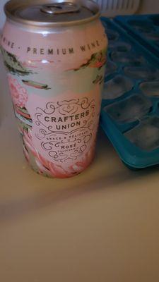Canned Rosè. Chilling.