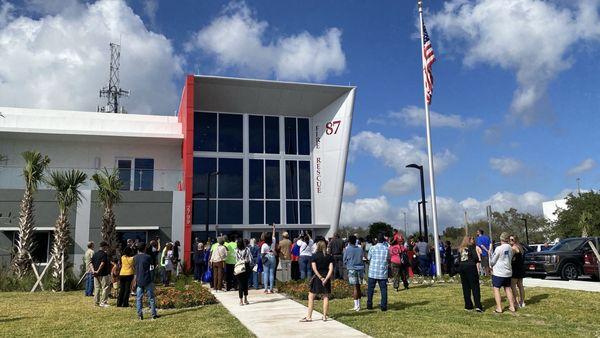 Ribbon cutting ceremony
