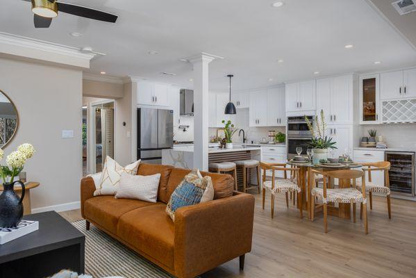 Complete condo remodel from designing, permitting, construction to staging. One stop shop.