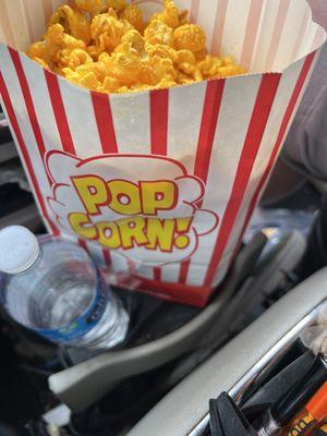 Cheese popcorn perfect size