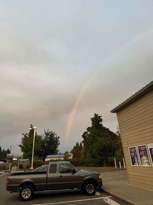 Rainbow when I was working