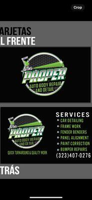 Proper Auto Body Repair & Detail