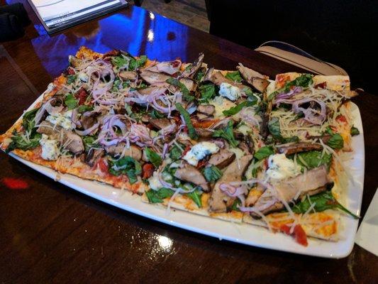 Portobello flatbread. Larger than expected