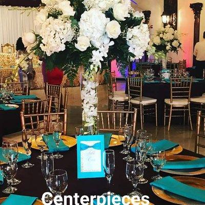 Wedding centerpiece.