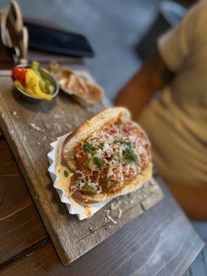 Fried Mozzarella Sandwich!