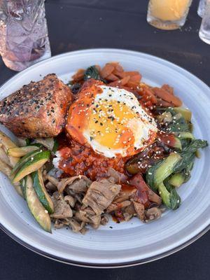 Never know how to say this.. Bimibap (?). It was incredible! I took more than half home!