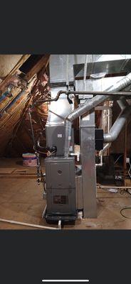 Hvac system install 80% Rheem!!