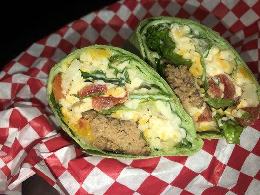 Cheeseburger wrap!