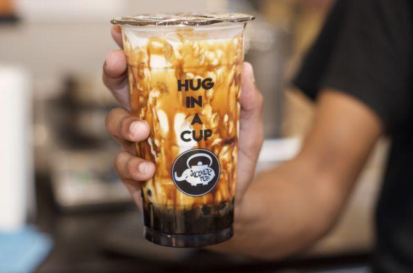 Brown sugar milk tea