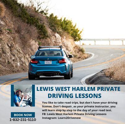 Lewis West Harlem Private Driving Lessons
