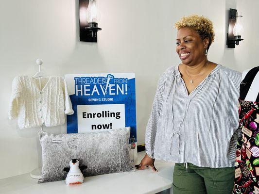 At our Open House at our new locations coming up on 1 year in September. We have been in business over 6 years.