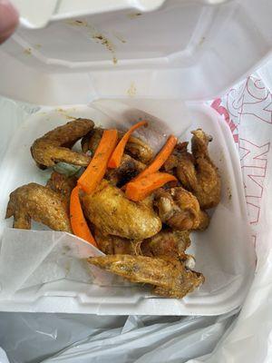 Seasoned wings