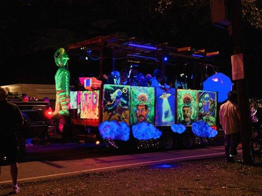 UFO Parade float