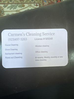 Carmen’s Cleaning Service