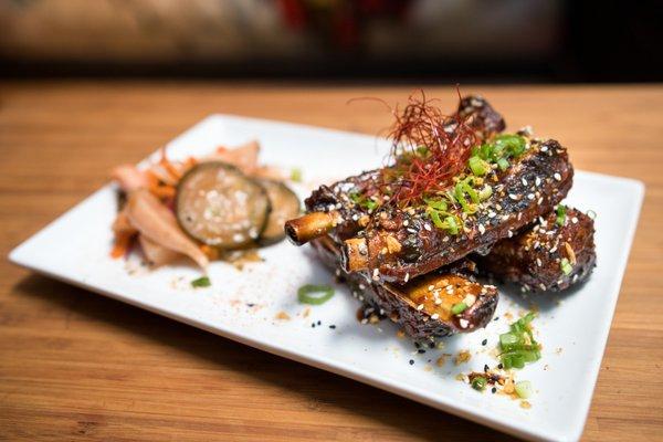 SMOKED BABY BACK RIBS char siu, house pickles, radish