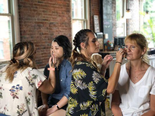 Makeup by Jillian and Carolyn