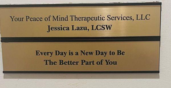 Your Peace of Mind Therapeutic Services