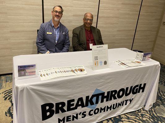 Outreach table at Black Leaders And Allies Coalition (BLAAC) conference at Embassy Suites hotel in Seaside