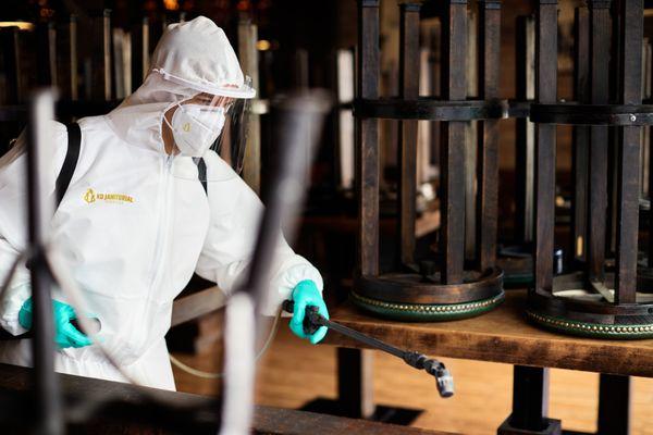 Electrostatic Disinfection in California| Kd Janitorial Services