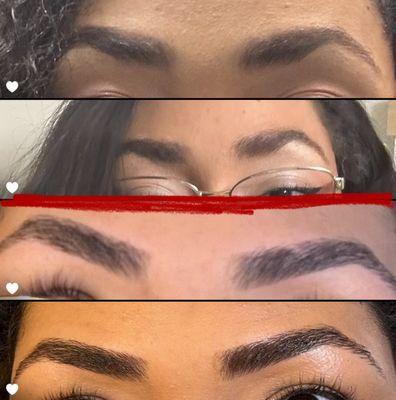 Top Eyebrow Threading