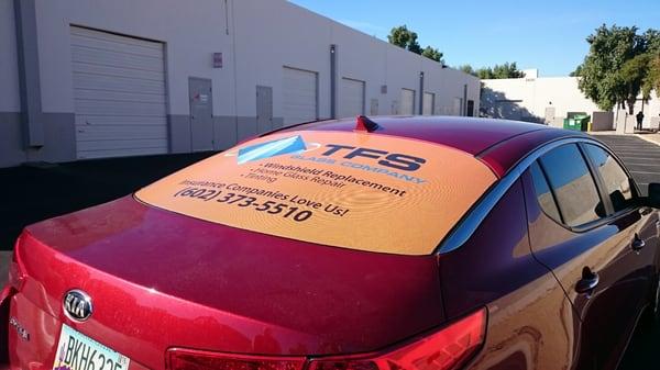 Window perf to advertise your business