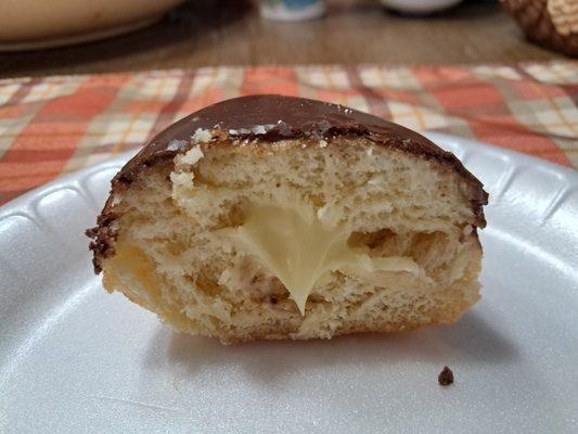 Bavarian creme was added.