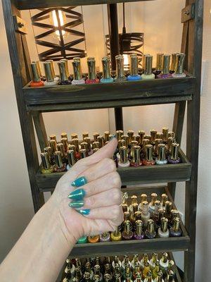 Nail polish. Gel manicure. Nail extensions. Nail art.